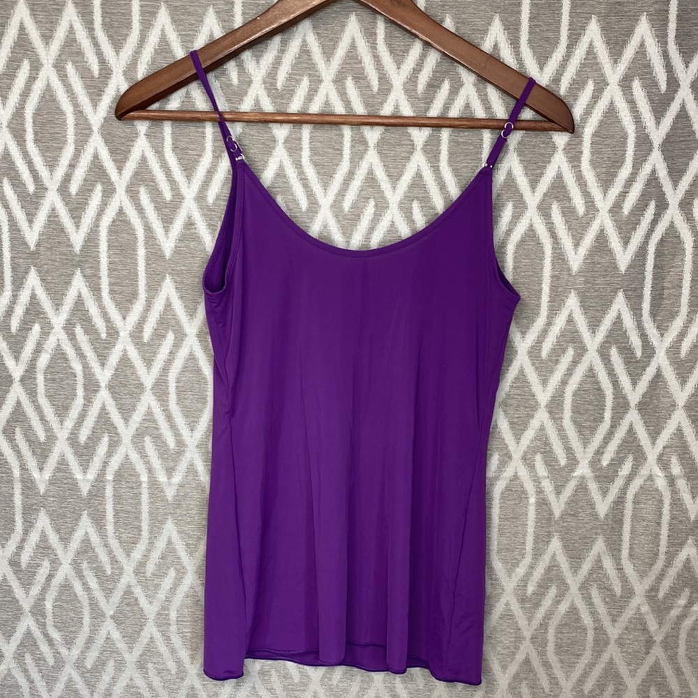 Jockey Top Spaghetti Strap Tank Small Purple - Picture 2 of 4